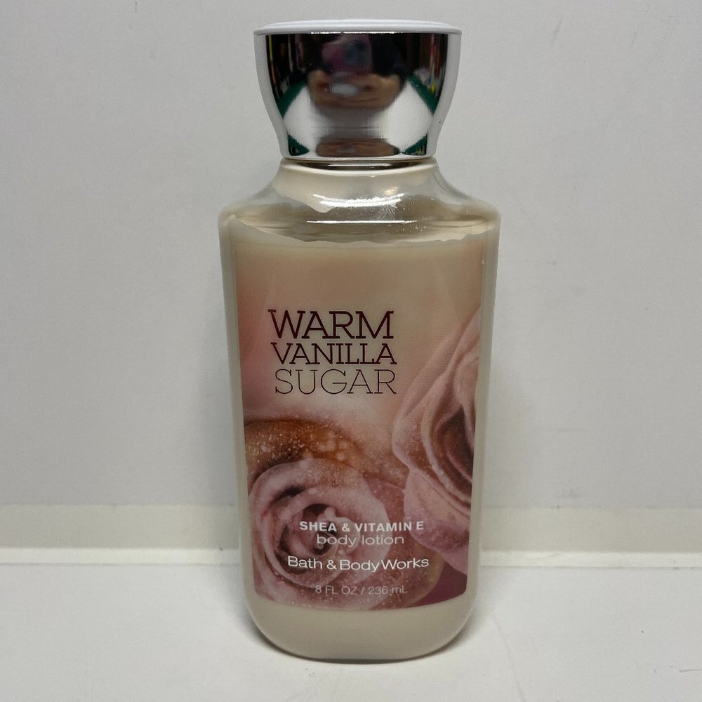 Bath & Body Works Warm Vanilla Sugar Body Lotion Signature Collection Vitamin E